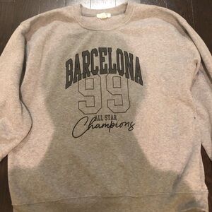 Refuge grey crewneck